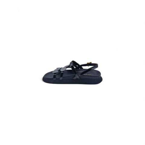 Sole - Sandalo con cinturino in pelle nero - canna fucile - fashion