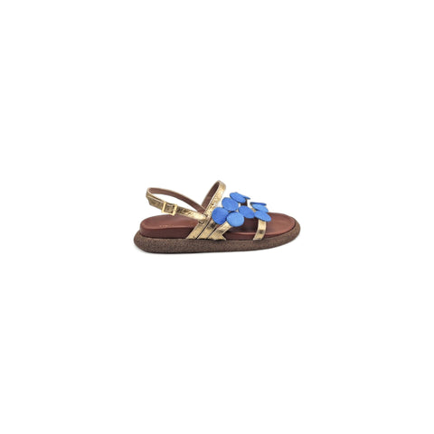 Sole - Sandalo con cinturino in pelle oro - cielo - fashion