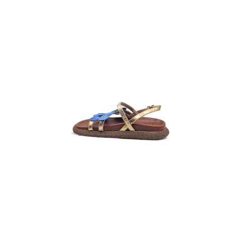 Sole - Sandalo con cinturino in pelle oro - cielo - fashion