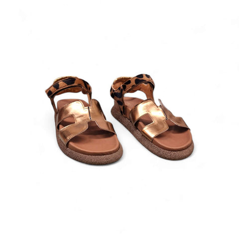 Sole - Sandalo con cinturino cavallino safari - fashion