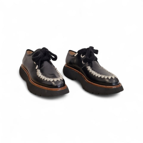 Gio - Scarpa allacciata nera