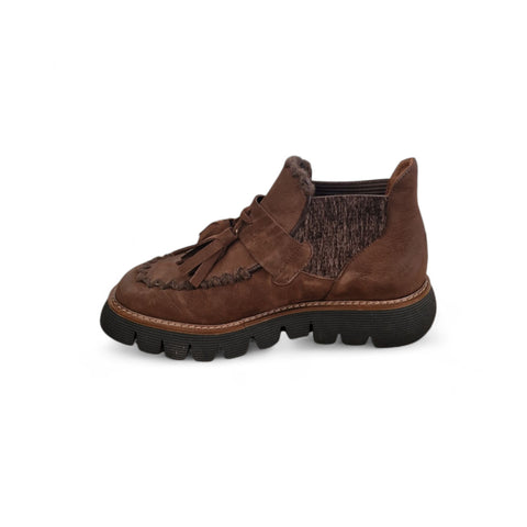 Alice - Stivaletto beatles pelle cioccolato