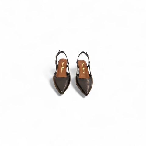 Linda - slingback nappa glove Nero