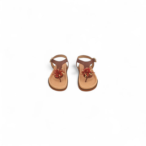 Sole - Infradito nappa rhum corallo - basic