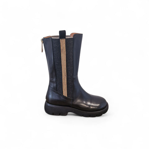 Raffy - Stivale in pelle Nero