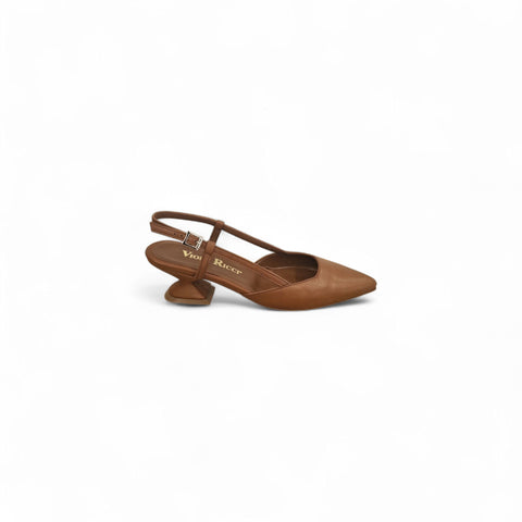 Linda - slingback nappa glove cuoio