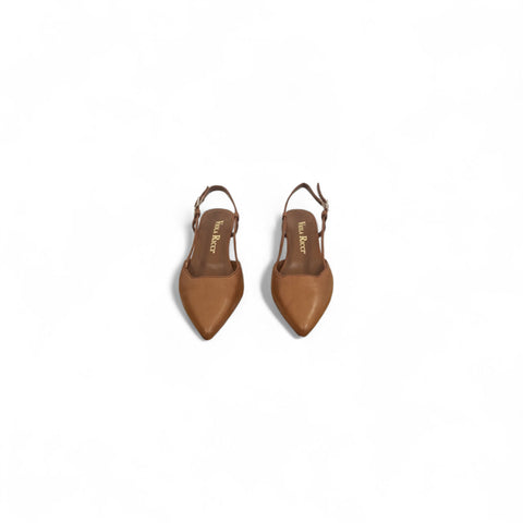 Linda - slingback nappa glove cuoio