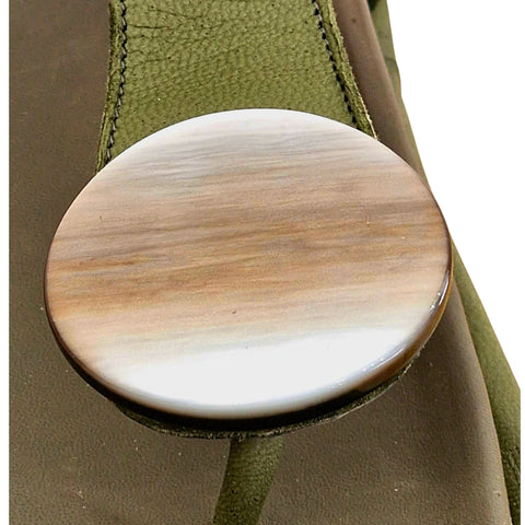 Sole - Infradito nappa muschio madreperla - look
