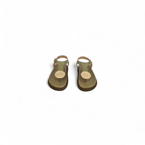 Sole - Infradito nappa muschio gioiello - fashion