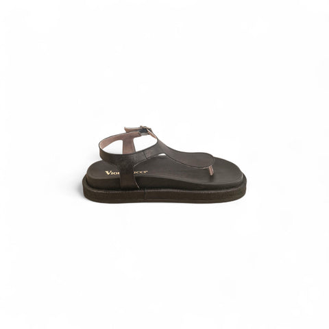 Sole - Infradito nappa nera - look