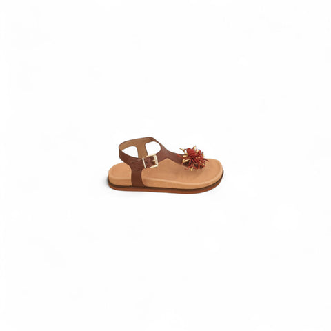 Sole - Infradito nappa rhum corallo - basic