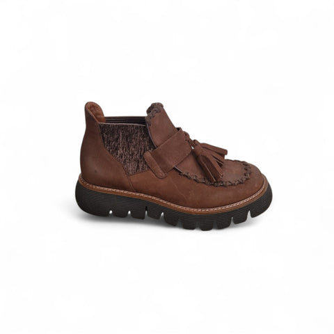 Alice - Stivaletto beatles pelle cioccolato