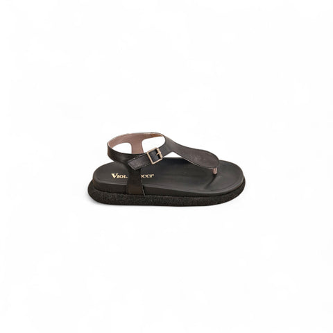 Sole - Infradito nappa nera - fashion
