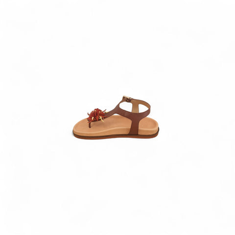 Sole - Infradito nappa rhum corallo - basic