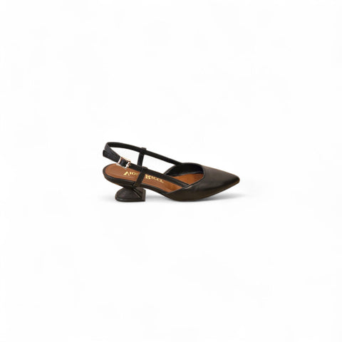 Linda - slingback nappa glove Nero