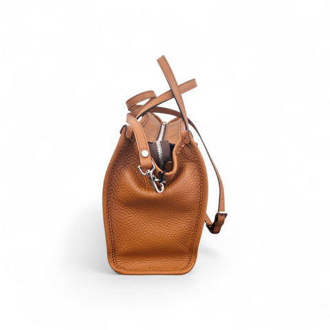 Borsa in pelle ambra-