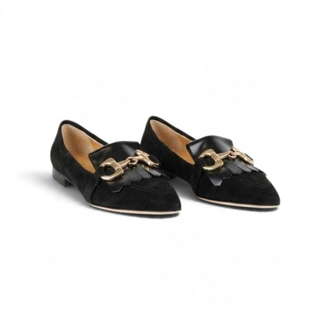 Venus - Mocassino in camoscio Nero
