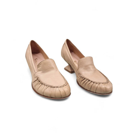 Aurora - mocassino loafer - pelle beige