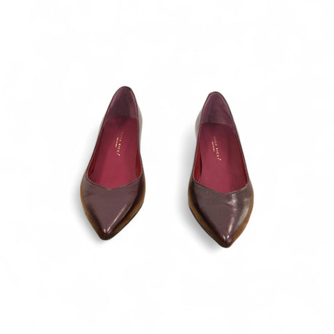 Linda - décolletè vernice naplak bordeaux