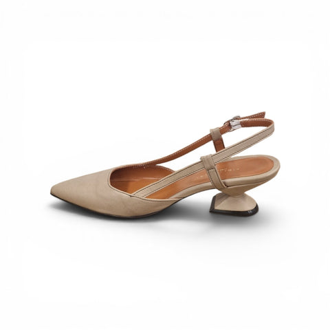 Linda - slingback pelle corda
