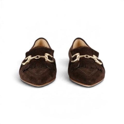 Venus - Mocassino in camoscio Cioccolato