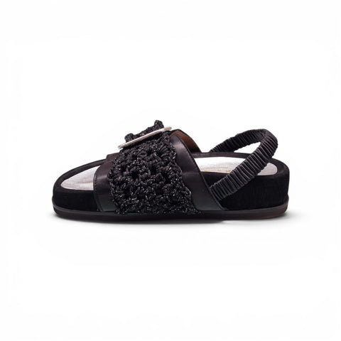 Burano - Ciabatta in pelle nero - fashion