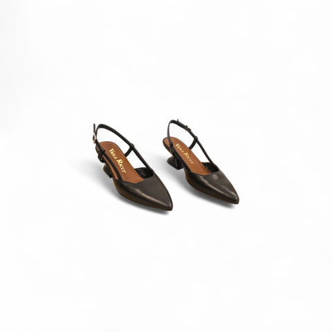 Linda - slingback nappa glove Nero