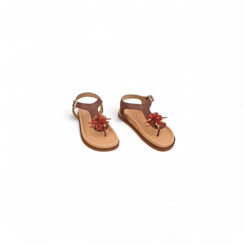 Sole - Infradito nappa rhum corallo - basic