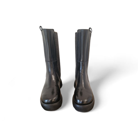 Raffy - Stivale in pelle Nero