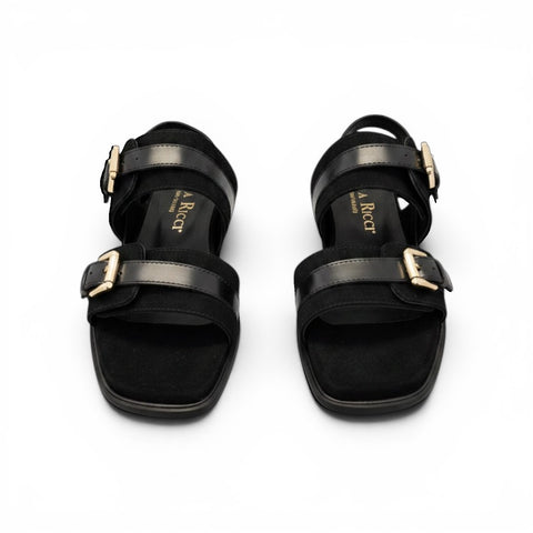 Mara - sandalo in pelle nero