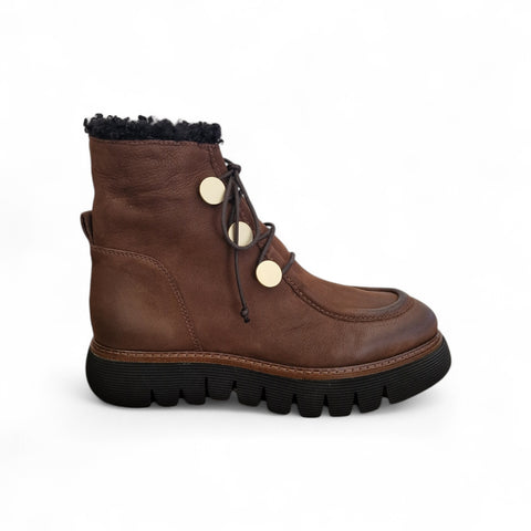 Gio - Anfibio pelle nabuk cioccolato kombat