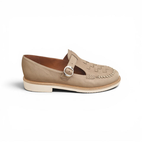 Jasmine - mocassino con cinturino pelle corda