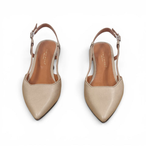 Linda - slingback pelle corda