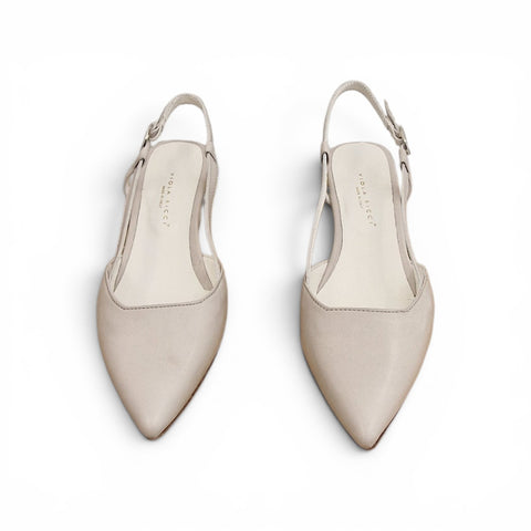 Linda - slingback pelle perla