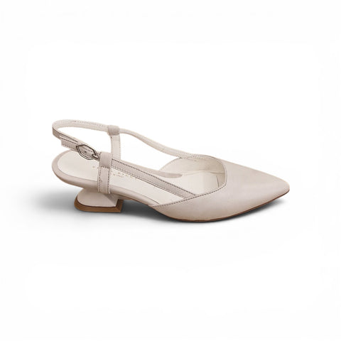 Linda - slingback pelle perla