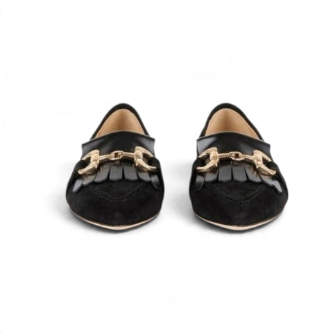 Venus - Mocassino in camoscio Nero