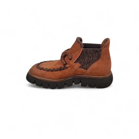 Alice - Stivaletto beatles pelle tabacco