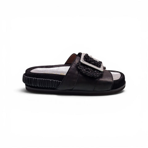Burano - Ciabatta in pelle nero - fashion