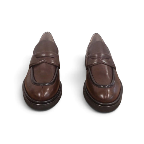 Gio - Mocassino pelle Cioccolato