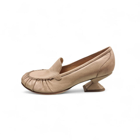 Aurora - mocassino loafer - pelle beige