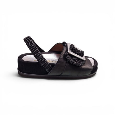 Burano - Ciabatta in pelle nero - fashion