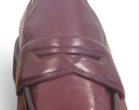 Gio - Mocassino pelle bordeaux
