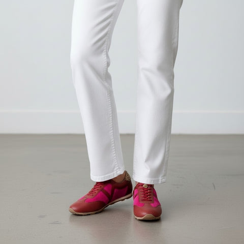 Gioia - pelle rosso - fucsia