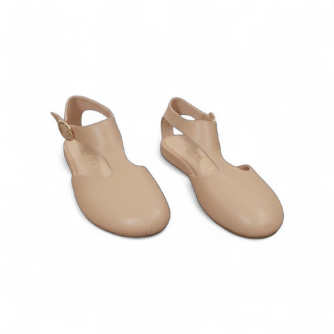 Zeudi - sandalo T - pelle beige
