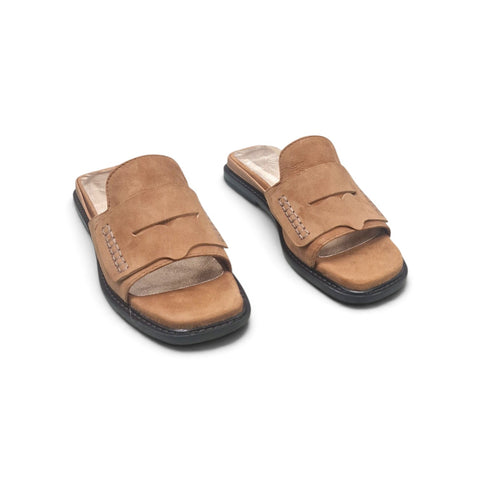 Mara - ciabatta in pelle daino