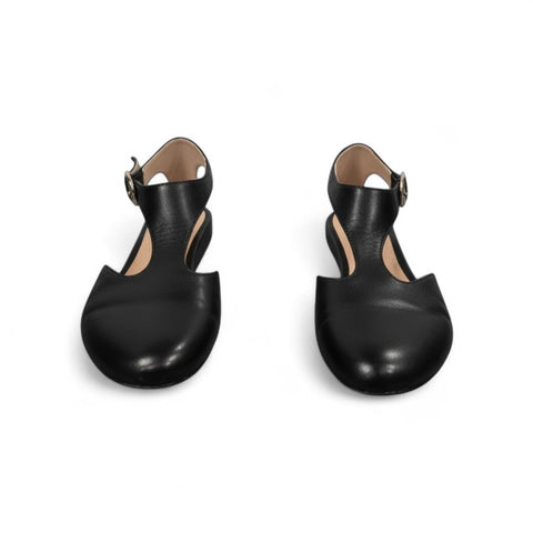 Zeudi - sandalo T - pelle nera