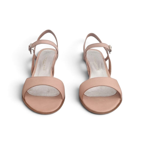 Aurora - Sandalo in pelle rosa nude
