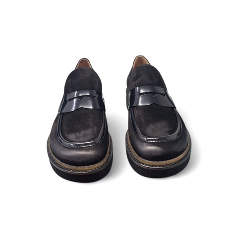 Alice - Mocassino pelle nero