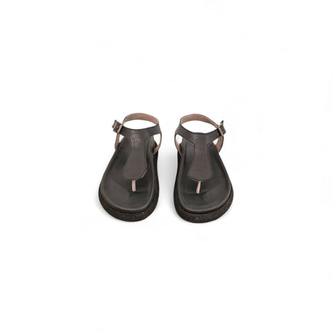 Sole - Infradito nappa nera - fashion